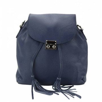Damask Women Leather Backpack